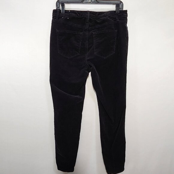 Talbots Women's Size 8 Black Five Pocket Belt Loop Corduroy Jegging Pants - Picture 10 of 15